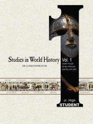 cover image of Studies in World History, Volume 1 (Student)